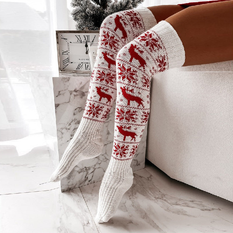 Cozy Christmas Socks - White / One Size Wynter 4 All Seasons