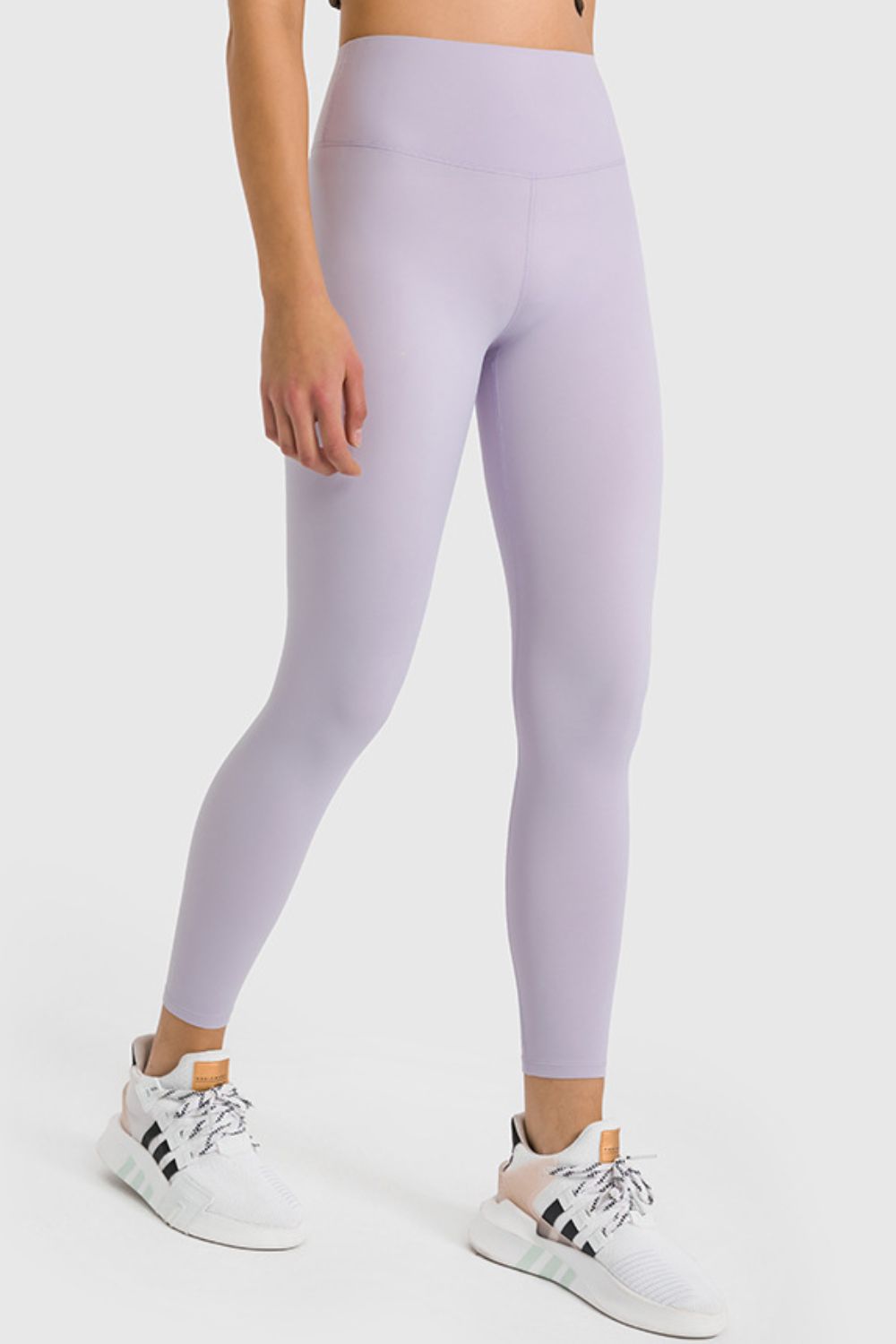 High Waist Ankle-Length Yoga Leggings - Lilac / 4 Pants Wynter 4 All Seasons