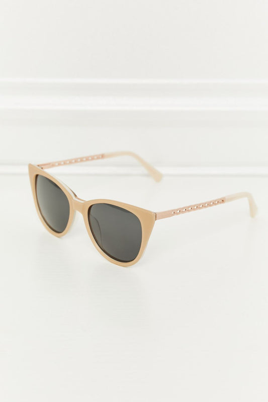 Cat-Eye Acetate Frame Sunglasses - Mocha / One Size Wynter 4 All Seasons