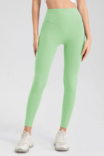 High Waist Skinny Active Pants - Mint Green / S Wynter 4 All Seasons