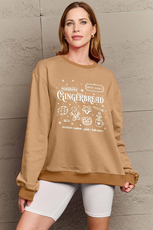GINGERBREAD Long Sleeve Sweatshirt - Camel / S Wynter 4 All Seasons