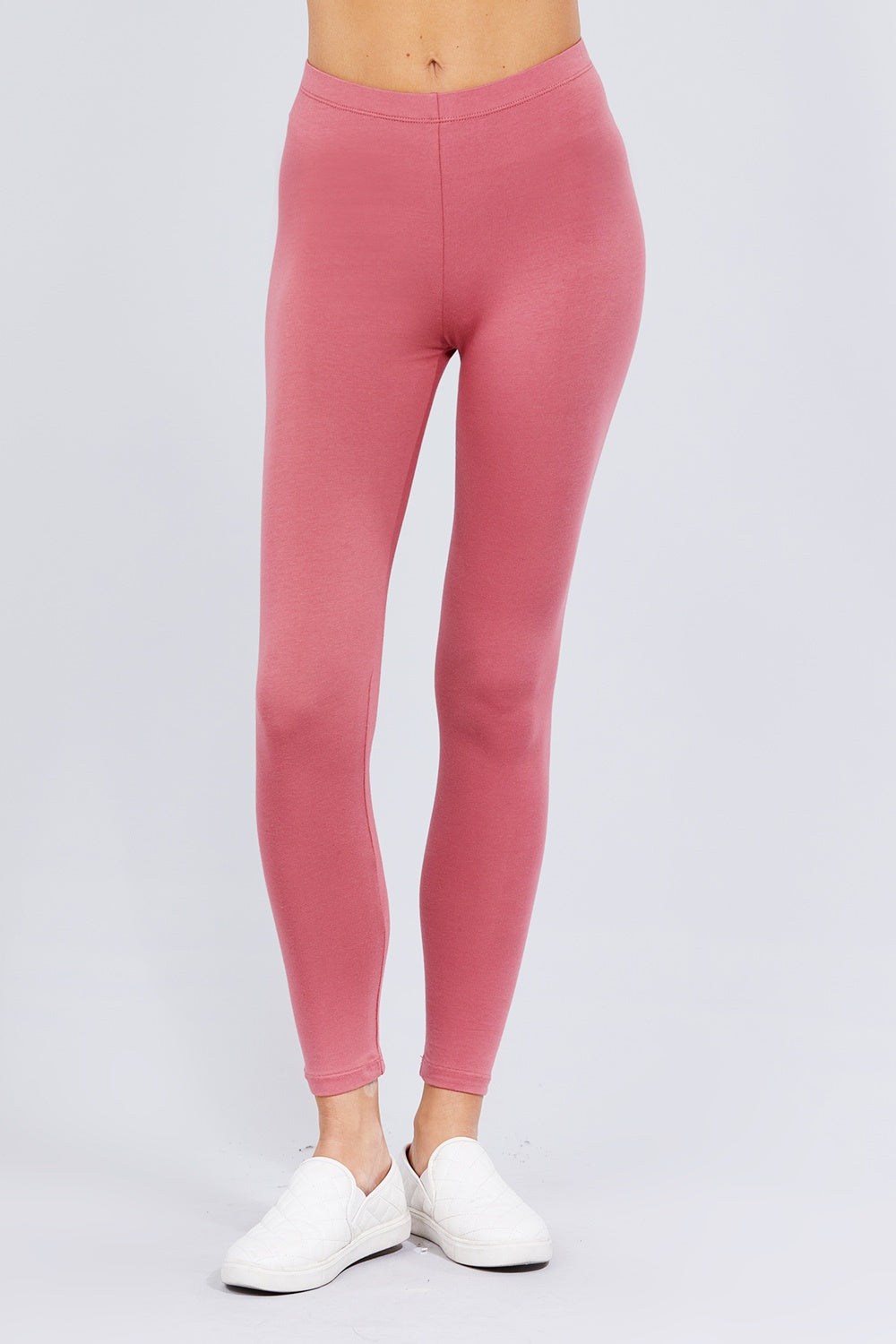 Cotton Spandex Jersey Long - Pink / S Pants Girl Code
