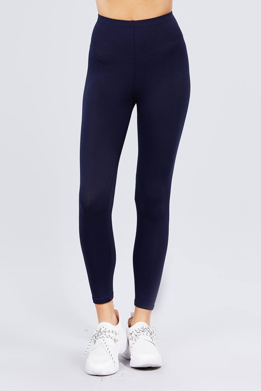 Cotton Spandex Jersey Long - True Navy / S Pants Girl Code