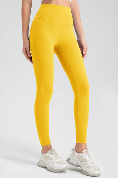 High Waist Skinny Active Pants - True Yellow / S Wynter 4 All Seasons