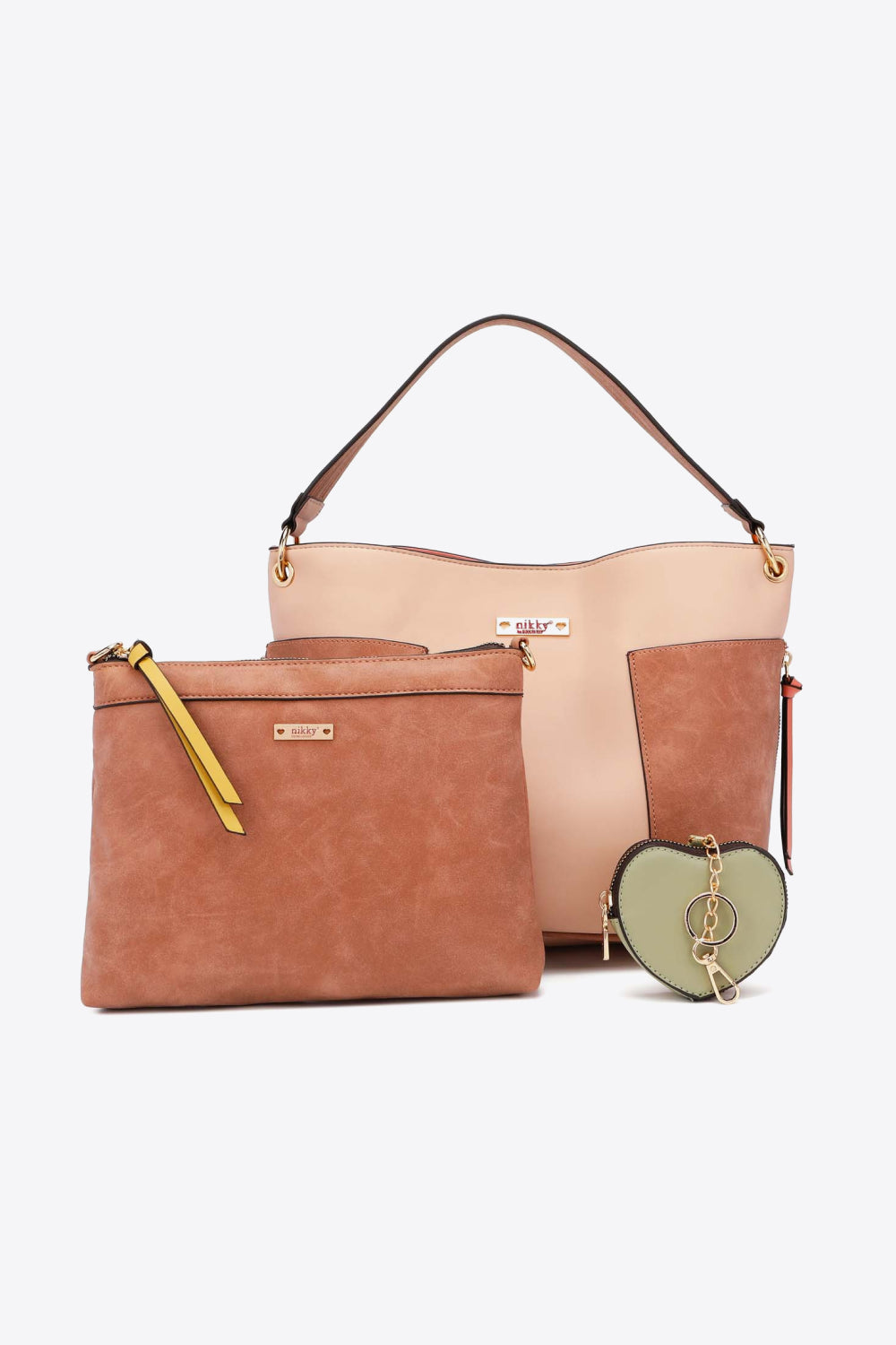 Sweetheart Handbag Set - Dusty Pink / One Size Wynter 4 All Seasons