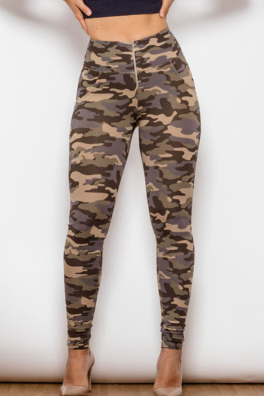 Camouflage Print Jeans - Green Camouflage / S Wynter 4 All Seasons