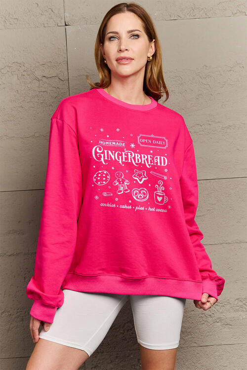 GINGERBREAD Long Sleeve Sweatshirt - Deep Rose / S Wynter 4 All Seasons