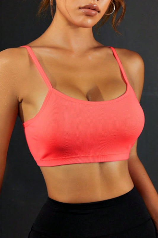 Backless Sports Cami - Coral / S Wynter 4 All Seasons